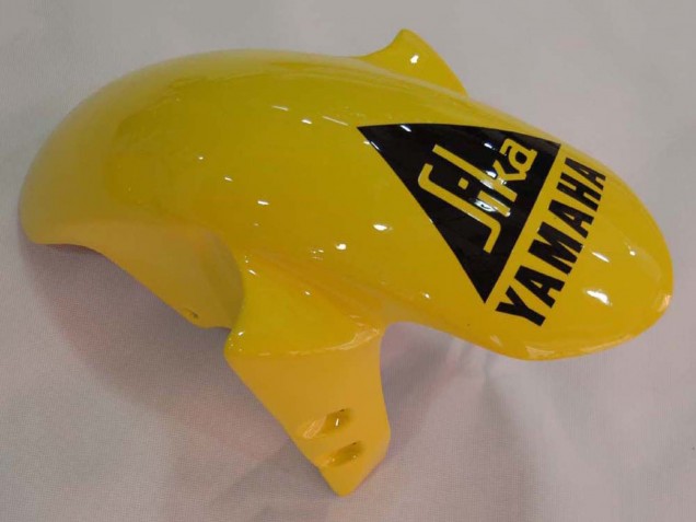 2004-2006 Yamaha YZF 1000 R1 Motorcycle Fairings - Yellow White Glossy Black