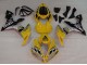 2004-2006 Yamaha YZF 1000 R1 Motorcycle Fairings - Yellow White Glossy Black