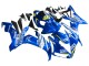 2004-2006 Yamaha YZF 1000 R1 Motorcycle Fairings - Blue White Yellow Motul Gauloises 46
