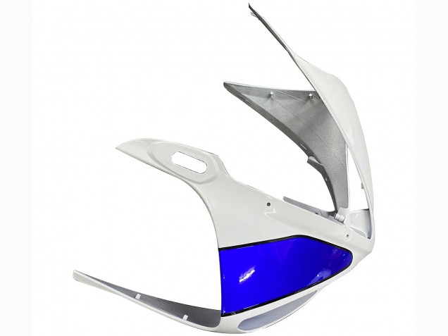 2006-2009 Yamaha YZF R6S Motorcycle Fairings - White Blue GYTR
