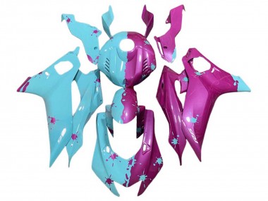 2017-2023 Yamaha YZF 600 R6 Motorcycle Fairings - Blue Pink