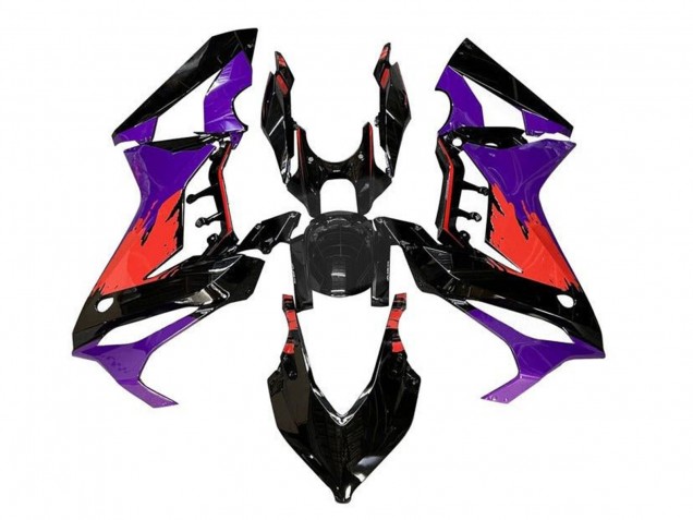 2019-2020 Honda CBR650R Motorcycle Fairings - Purple Red Glossy Black