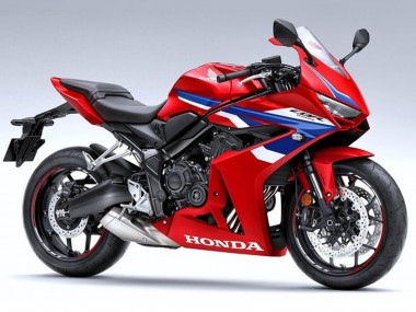 2024-2025 Honda CBR650R Motorcycle Fairings - Red White Blue