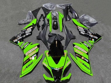 2009-2015 Aprilia RSV4 1000 Motorcycle Fairings - Green Black