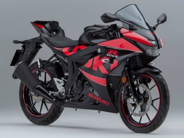 2017-2025 Suzuki GSXR125 Motorcycle Fairings - Black Red