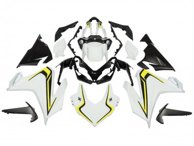 2019-2021 Honda CBR500R Motorcycle Fairings - White Yellow Black