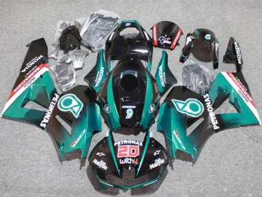 2013-2023 Honda CBR600RR Motorcycle Fairings - Teal Blue Glossy Black Petronas 20