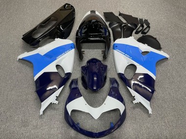 1998-2003 Suzuki TL1000R Motorcycle Fairings - White Blue Black Dark Blue