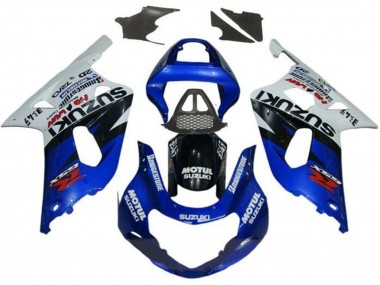2000-2002 Suzuki GSXR1000 Motorcycle Fairings - White Red Blue Black Red