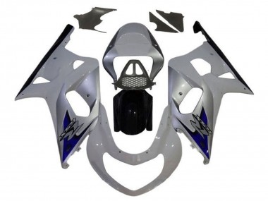 2000-2002 Suzuki GSXR1000 Motorcycle Fairings - White Silver Blue Black