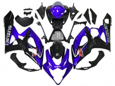 2005-2006 Suzuki GSXR 1000 Motorcycle Fairings - Blue Black Grey