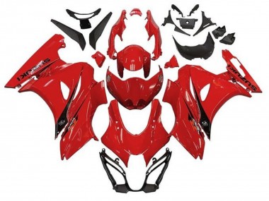 2017-2024 Suzuki GSXR1000 Motorcycle Fairings - Red Black