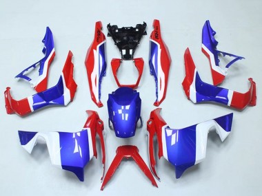 2018-2021 Honda ADV150 Motorcycle Fairings - White Red Blue