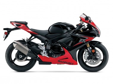 2011-2024 Suzuki GSXR 600/750 Motorcycle Fairings - Red Glossy Black