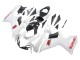 2011-2024 Suzuki GSXR 600/750 Motorcycle Fairings - White Glossy Black Red Decal