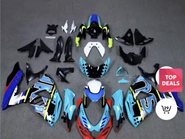 2009-2016 Suzuki GSXR 1000 Motorcycle Fairings - Blue Red Yellow White