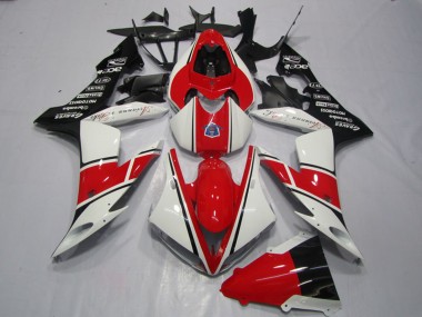2004-2006 Yamaha YZF R1 Motorcycle Fairing - White Red Black