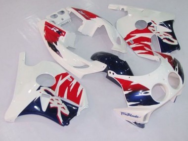 1988-1989 Red and Blue Honda CBR250RR MC19 Motorcycle Fairing