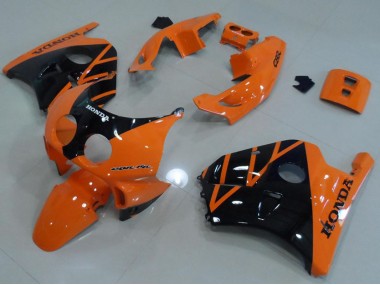 1991-1998 Orange Black Honda CBR250RR MC22 Motorcycle Fairings Kit