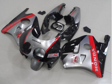 1991-1998 Silver Black Red Honda CBR250RR MC22 Motorcycle Fairing Kits