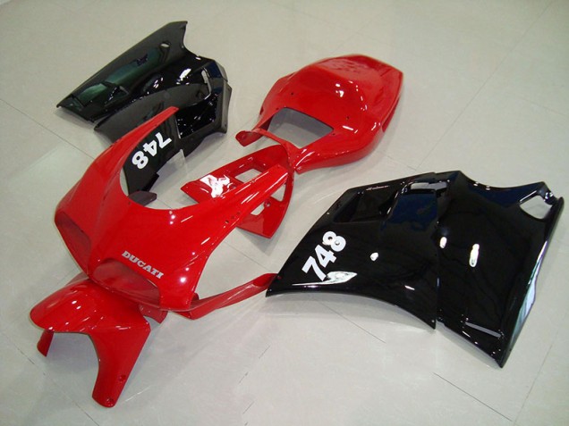 1993-2005 Red Black Ducati 748 916 996 996S Motorcycle Bodywork 1993-2005 Red Black Ducati 748 916 996 996S Motorcycle Bodywork