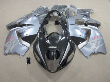 1996-2007 Black Silver Suzuki GSXR1300 Hayabusa Motorcycle Fairings