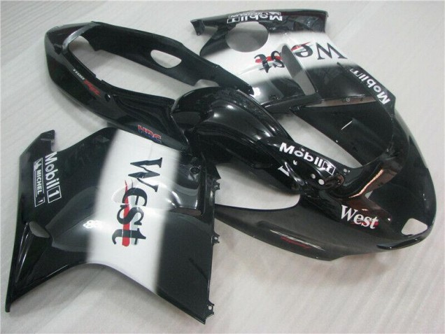 1996-2007 Black White West Honda CBR1100XX Motorcycle Fairing Kit