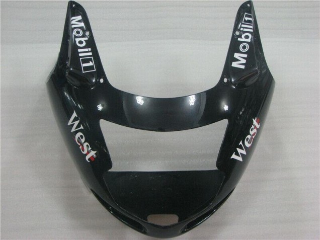 1996-2007 Black White West Honda CBR1100XX Motorcycle Fairing Kit