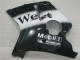 1996-2007 Black White West Honda CBR1100XX Motorcycle Fairing Kit