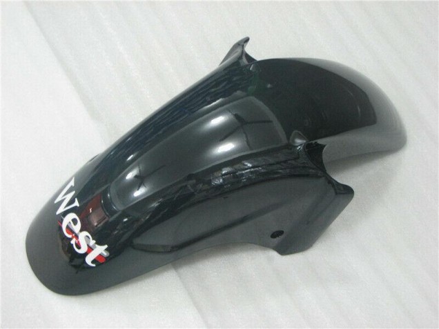 1996-2007 Black White West Honda CBR1100XX Motorcycle Fairing Kit