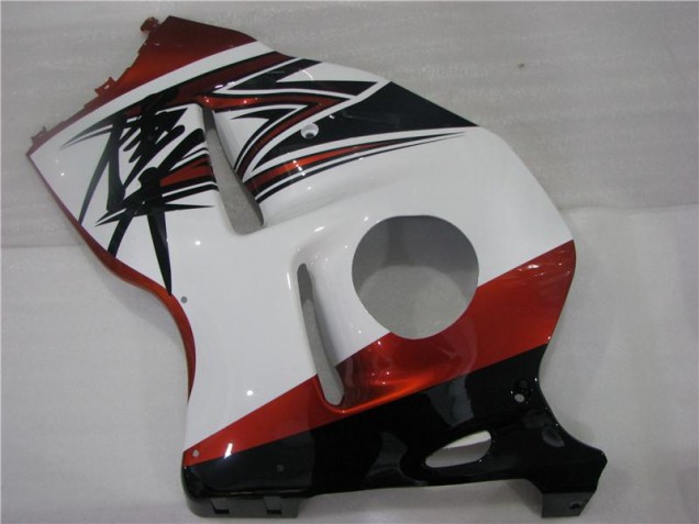 1996-2007 Orange White Black Suzuki GSXR 1300 Hayabusa Bike Fairings 1996-2007 Orange White Black Suzuki GSXR 1300 Hayabusa Bike Fairings
