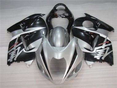 1996-2007 Silver Black Suzuki GSXR 1300 Hayabusa Motorcycle Fairing Kits