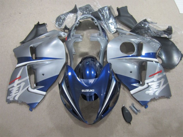 1996-2007 Silver Blue Suzuki GSXR1300 Hayabusa Motorcycle Fairings 1996-2007 Silver Blue Suzuki GSXR1300 Hayabusa Motorcycle Fairings