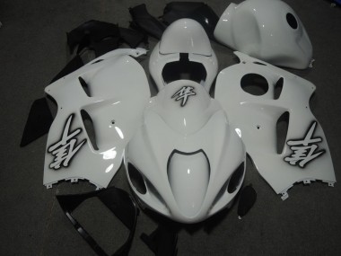 1996-2007 White Suzuki GSXR1300 Hayabusa Motorbike Fairings