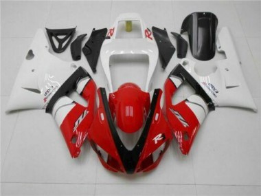 1998-1999 Red White Yamaha YZF R1 Motorcycle Replacement Fairings