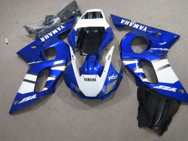 1998-2002 Blue White Yamaha YZF R6 Replacement Fairings