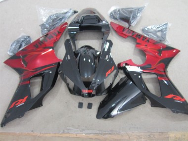 2000-2001 Black Red Yamaha YZF R1 Motor Fairings
