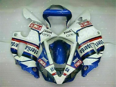2000-2001 Blue White Yamaha YZF R1 Replacement Fairings