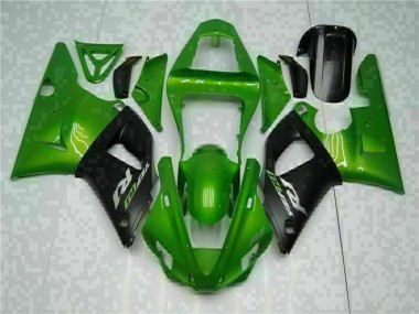 2000-2001 Green Yamaha YZF R1 Motorcycle Fairings