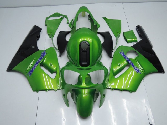 2000-2001 Green and Black Kawasaki ZX12R Motorcycle Fairing Kits 2000-2001 Green and Black Kawasaki ZX12R Motorcycle Fairing Kits