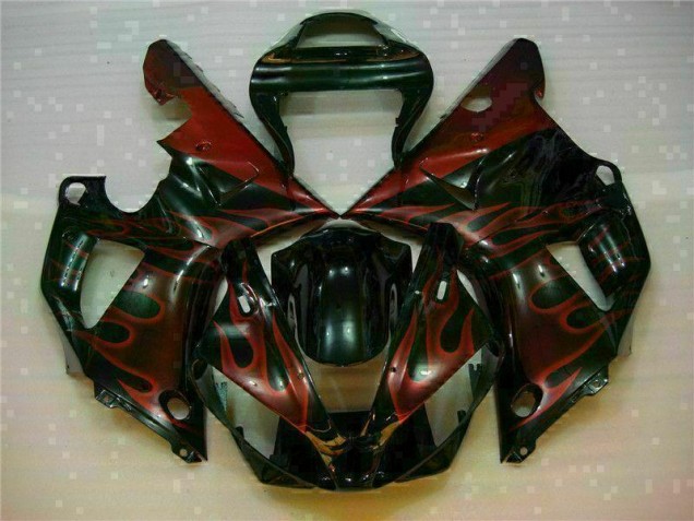 2000-2001 Orange Yamaha YZF R1 Bike Fairings 2000-2001 Orange Yamaha YZF R1 Bike Fairings