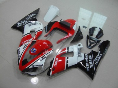 2000-2001 Red Glossy Black Yamaha YZF R1 Replacement Motorcycle Fairings
