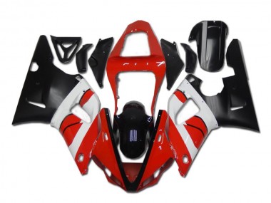 2000-2001 Red White Black Yamaha YZF R1 Replacement Fairings