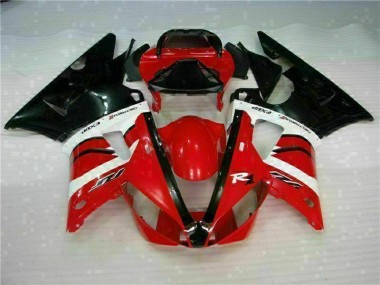 2000-2001 Red Yamaha YZF R1 Motorcycle Fairings Kit