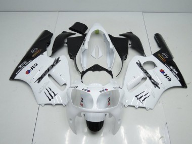 2000-2001 White Monster Kawasaki ZX12R Bike Fairing