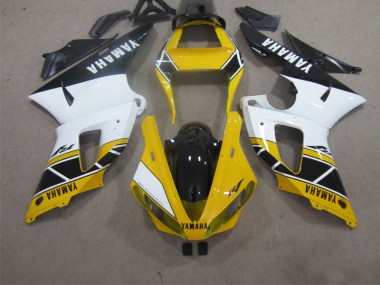 2000-2001 Yellow White Black Yamaha YZF R1 Motorbike Fairings