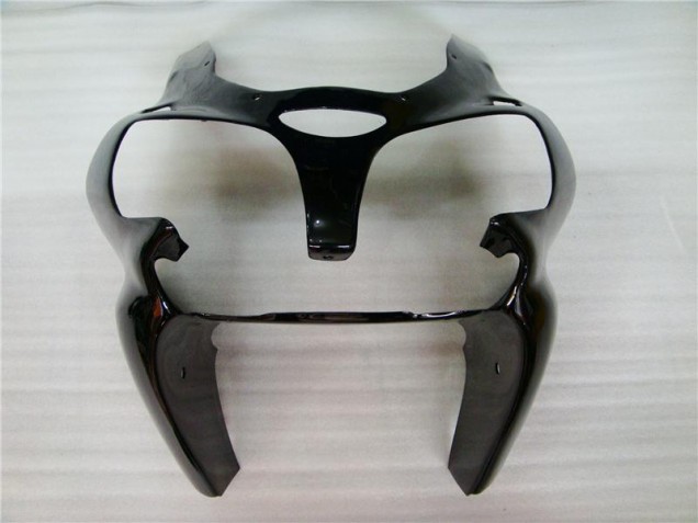 2000-2002 Glossy Black Kawasaki ZX6R Motorbike Fairing Kits 2000-2002 Glossy Black Kawasaki ZX6R Motorbike Fairing Kits