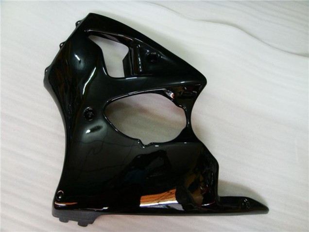 2000-2002 Glossy Black Kawasaki ZX6R Motorbike Fairing Kits 2000-2002 Glossy Black Kawasaki ZX6R Motorbike Fairing Kits