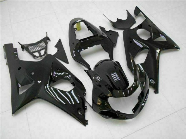 2000-2002 Glossy Black Suzuki GSXR 1000 Motorbike Fairing 2000-2002 Glossy Black Suzuki GSXR 1000 Motorbike Fairing
