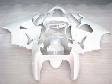 2000-2002 Glossy White Kawasaki ZX6R Bike Fairing